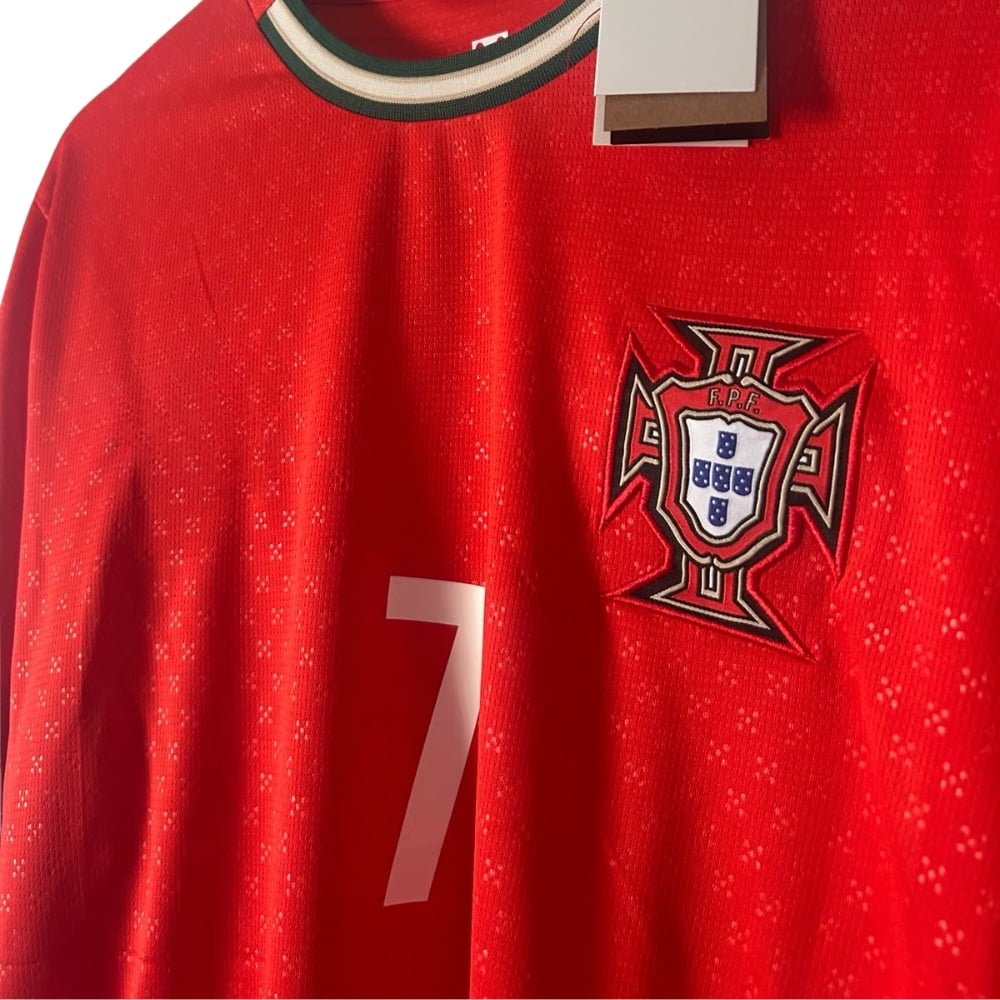 Portugal Ronaldo #7 Home Jersey 2024 - Image 4