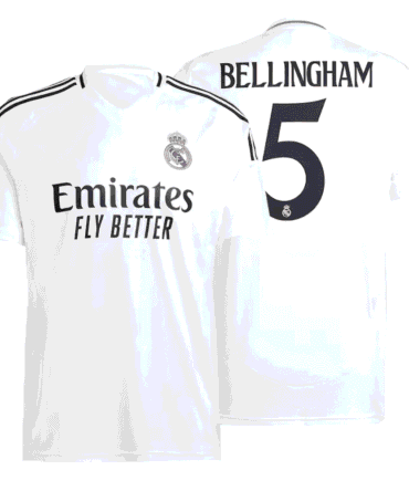 Real Madrid Bellingham #5 Home Jersey 2023/24
