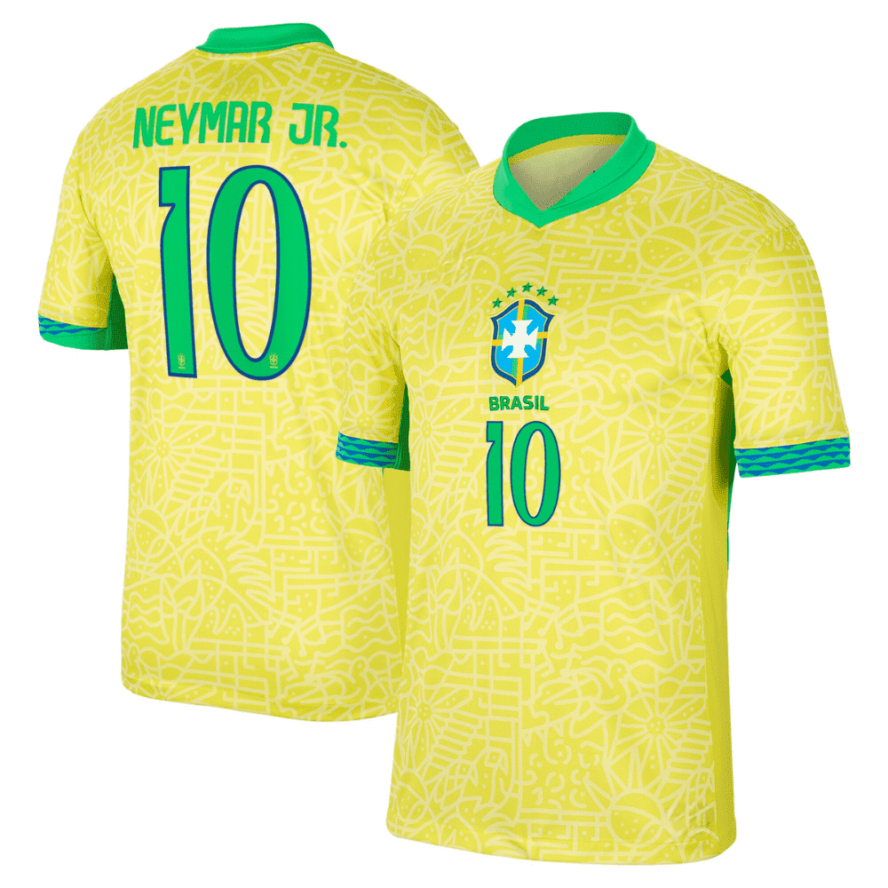 Brazil Neymar Jr #10 Home Jersey 2022