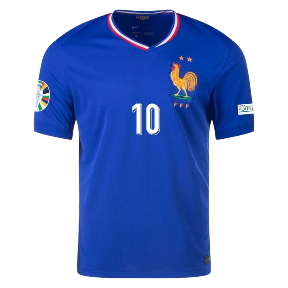 France Mbappe #10 Home Jersey 2024 - Image 7