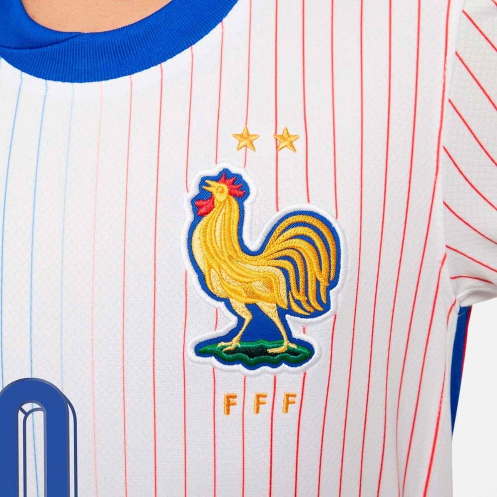 France Mbappe #10 Away Jersey 2024 - Image 5