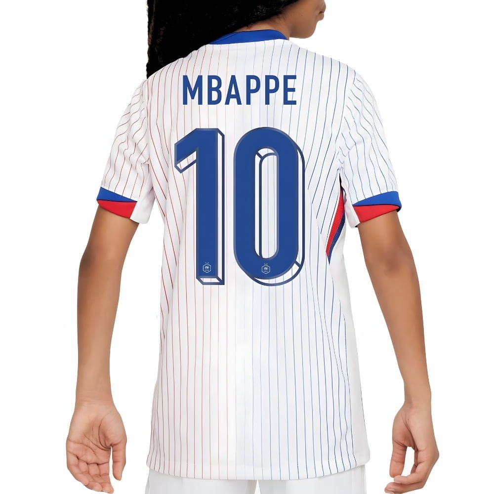 France Mbappe #10 Away Jersey 2024 - Image 7