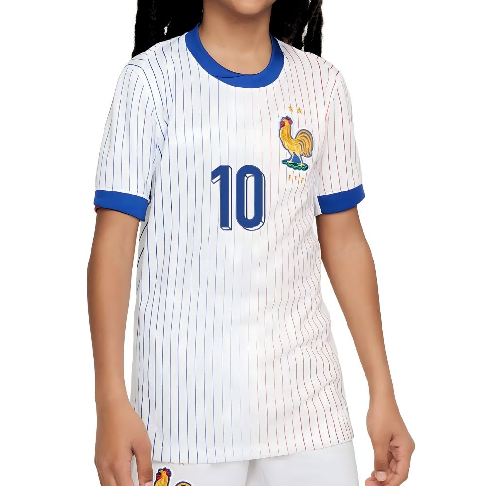 France Mbappe #10 Away Jersey 2024 - Image 9