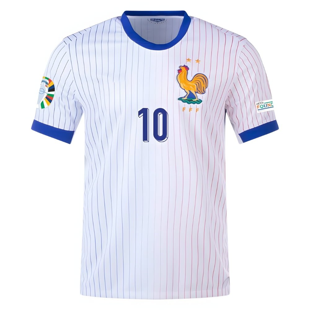 France Mbappe #10 Away Jersey 2024 - Image 11
