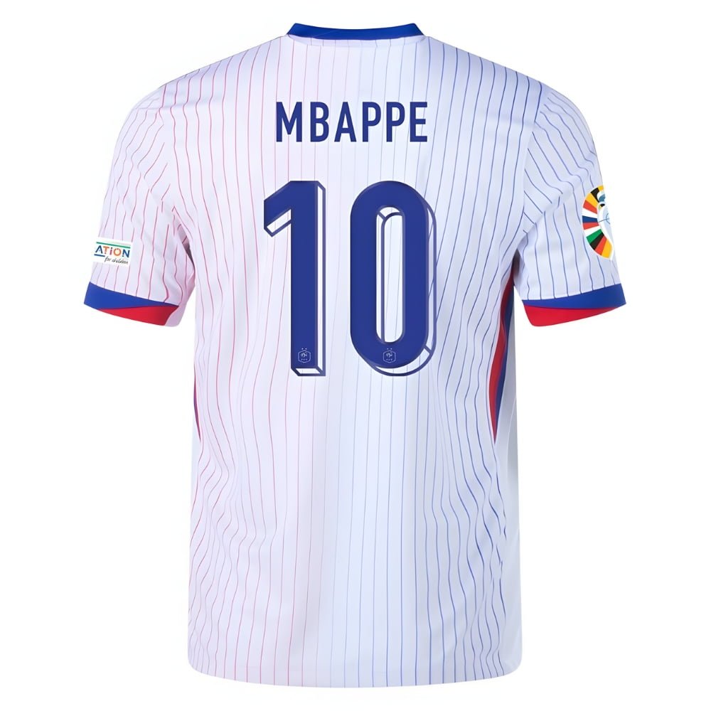 France Mbappe #10 Away Jersey 2024 - Image 3