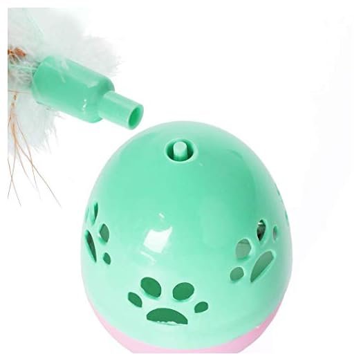 RvPaws Rolly Polly Feather Cat Tumbler Toy - Image 6