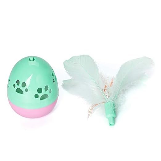 RvPaws Rolly Polly Feather Cat Tumbler Toy - Image 7