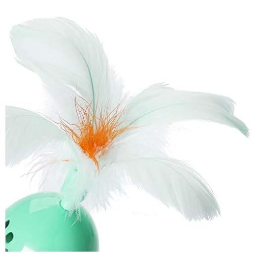 RvPaws Rolly Polly Feather Cat Tumbler Toy - Image 5