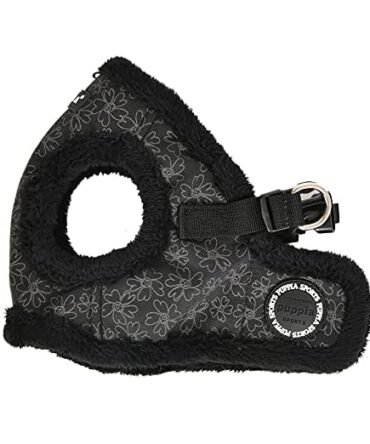 Puppia Hepatica Harness B, Black, Large