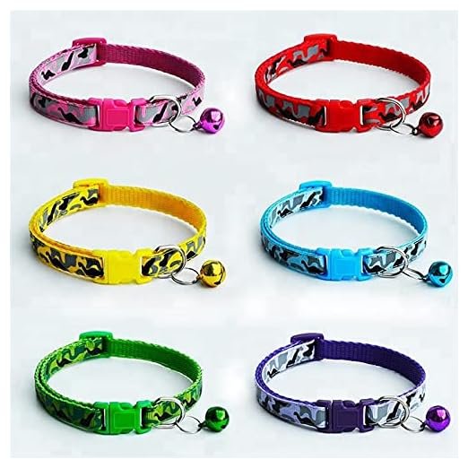 Woofy Adjustable Cat Collar with Bell, Sky Blue - Image 5