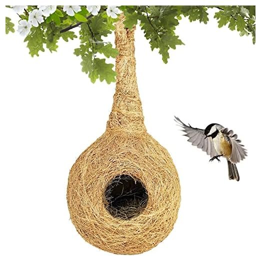PetNest CR-1 Coir Bird Nest House, Brown